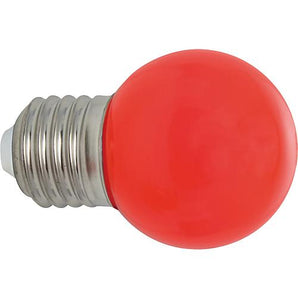 LED Leuchtmittel E27, 1 W, 10er Set bunt und weiß je 2 Stück