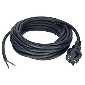 Anschlußleitung Gummikabel H07RN-F 2x1,0 mit Stecker für Maschinen Anschlußkabel