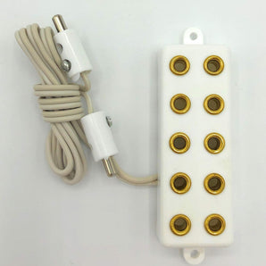 Verteiler 5-fach, braun für Krippe, Krippenbeleuchtung, Zubehör, Modellbau
