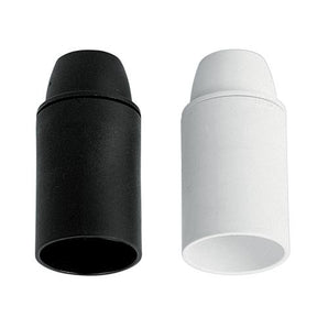 Fassung Iso-Fassung E14 mit Glattmantel für Lampe weiß, schwarz, silber, gold