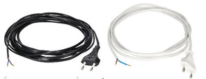 Anschlußkabel Anschlußleitung H03VVH2-F 2x0,75 mit Europastecker Kabel Leitung